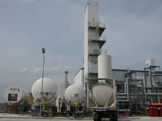 Thi công nhà máy tách khí lớn nhất cả nước - Công Ty Cổ Phần Cơ Khí Và Lắp Máy Đại Hãn